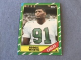 REGGIE WHITE Eagles 1986 Topps Football ROOKIE