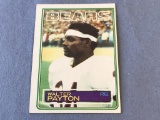 WALTER PAYTON Bears HOF 1983 Topps Football Card-