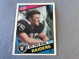 HOWIE LONG Raiders 1984 Topps Football ROOKIE Card