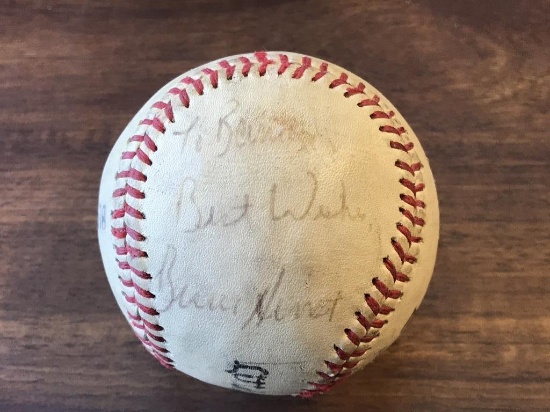 BRUCE HURST Signed Autograph Baseball