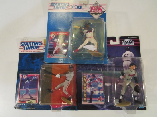 Set of 3 Starting Line Up Baseball Figures