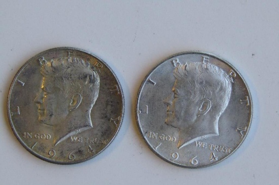 Lot of (2) 1964 Kennedy 50C