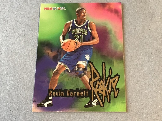 Kevin Garnett 1995-96 Hoops ROOKIE Card RC #272