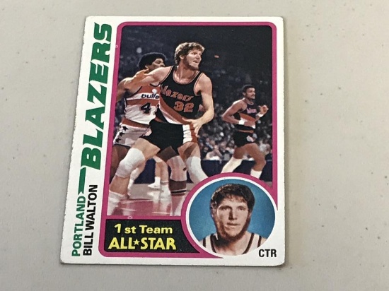 BILL WALTON 1978-79 Topps Basketball Card,