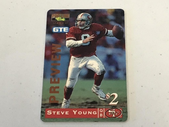 STEVE YOUNG Proline Classic Phone Card Preview