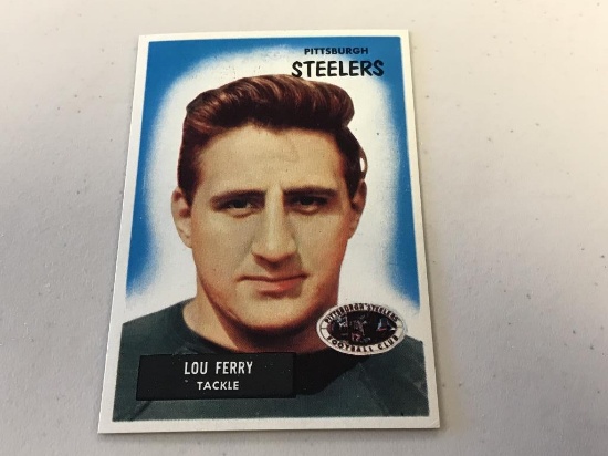 1955 Bowman Football LOU FERRY #110 Steelers