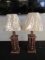 Set of 2 Matching Vintage Table Lamps