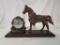 Vintage NEW HAVEN  Western Horse Clock