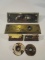 Lot of 6 Various Vintage Door Lock Accessories