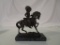 Vintage Bronze Native American on a Horse
