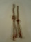 Lot of 2 Vintage Home Made Bolo Ties