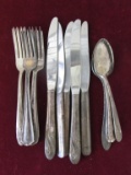 Lot of 19 Silver Plated Vintage Flatware