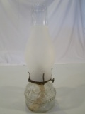 Vintage Glass Kerosene Oil Lamp