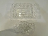 Lot of 2 Platters Including 1 Crystal