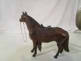 Vintage 1950 Cast Metal Horse