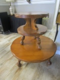 Set of Matching Wood Coffee Table and End Table