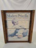 Vintage Modern Prscilla Wood Sign