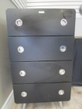 Small Modern Black Bel Air Dresser