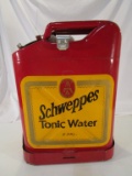 Jerry Metal Gas Can w/ Schweppes Label