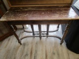 Vintage Wood Expandable Dining Table