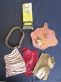 Lot of Various Vintage Leather Items