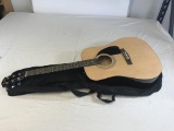 Fender FA-100 Acoustic Guitar w/ case Needs Repair