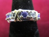 925 Silver Band With Stones