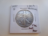 1947-D Walking Liberty Silver Half Dollar