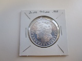 1 Troy Oz .999 Silver Morgan Dollar Replica Coin