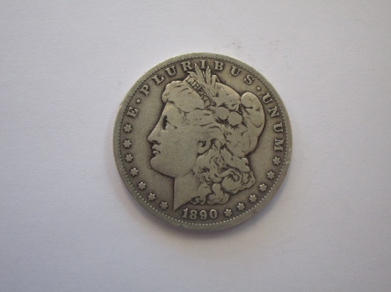 1890O Morgan Silver Dollar