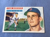 1956 Topps Baseball TOM BREWER Red Sox #34