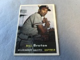 1957 Topps Baseball #48 BILL BRUTON Braves