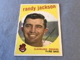 1959 Topps Baseball RANDY JACKSON #394 Indians