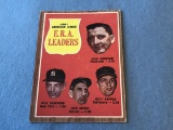 1962 Topps Baseball ERA LEADERS #55