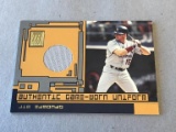 2001 Topps  JIM EDMONDS Game Used Jersey Card