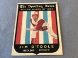 1959 Topps Baseball JIM O'TOOLE #136 Redlegs