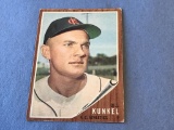 1962 Topps Baseball BILL KUNKEL A'S #147