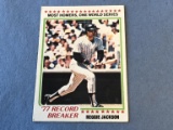 REGGIE JACKSON  1978 Topps Baseball Card #7