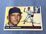 1955 Topps Baseball BOB BORKOWSKI Redlegs #74