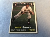 1957 Topps Baseball #58 RUBEN GOMEZ Giants
