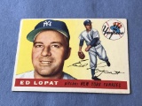 1955 Topps Baseball ED LOPAT Yankees #109,