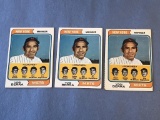 YOGI BERRA Lot of 3 1974 Topps Baseball Cards HOF,