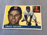 1955 Topps Baseball #131 GRADY HATTON Red Sox