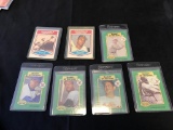 Lot of 7 Baseball Greats Trading Cards