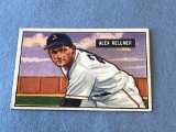 1951 Bowman Baseball ALEX KELLNER Athletics #57