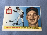 1955 Topps Baseball FRED MARSH Orioles #13, Check