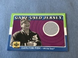 CARLTON FISK 2001 Upper Deck JERSEY Baseball Card,