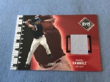 MANNY RAMIREZ 2002 Upper Deck JERSEY Baseball Card