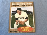 1962 Topps Baseball #474 FRANK LARY Dodgers