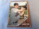 1962 Topps Baseball #208 BILLY MARTIN Twins
